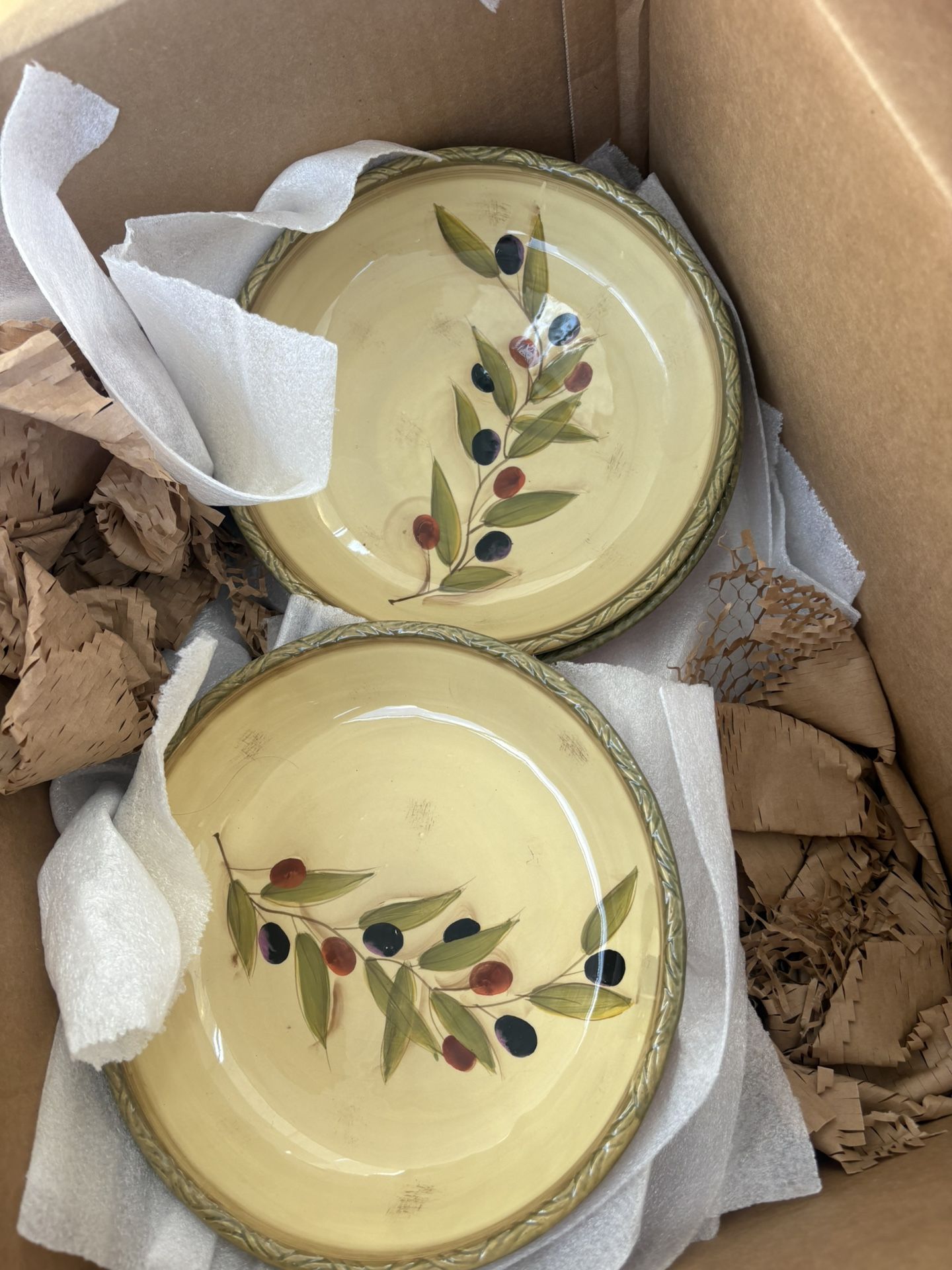 antique plate set