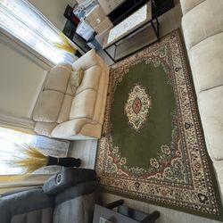 Area Rug And 2 Runners