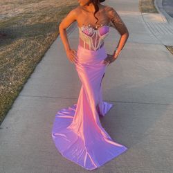 Purple Prom Dress 