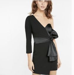 Black Express Cocktail Dress with Bow size 6