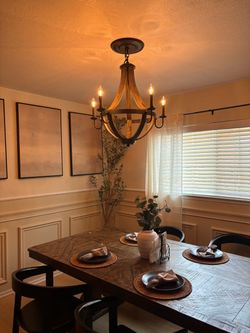 Farmhouse style chandelier
