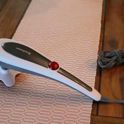 Brookstone - Active Sport Massager - White/Gray