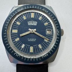 Vulcain Skin Diver 17 Jewels 1970’s For Repair 