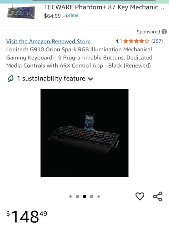 G910 GAMING KEYBOARD