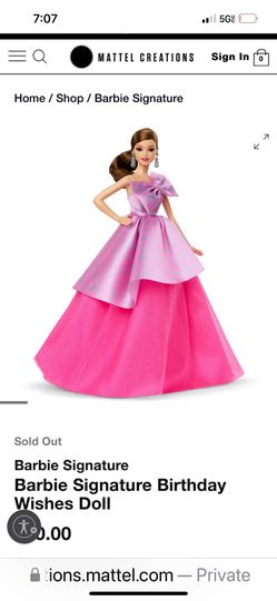  Barbie Signature Barbie Signature Birthday Wishes Doll