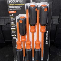 Klein Tools Insulated Screw Drivers 