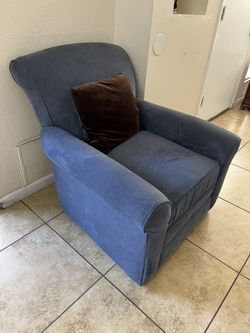 Blue Lounge Chair