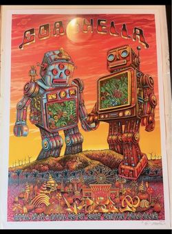 Rare Emek Coachella poster only 100 made