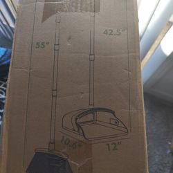 Brand New Large Broom With Dust Pan