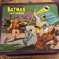Batman And Robin 1966 Vintage Lunch Box