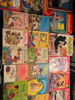 Vintage Walt Disney Children's Book Lot