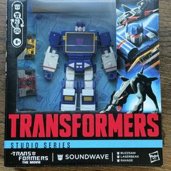 Transformers Soundwave Studio Series Movie New in box 