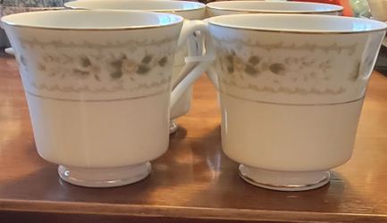Vintage Waverly 3901 Fine China Cups – Set of 4 – Made in Japan