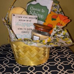 Gift Basket -Yellow