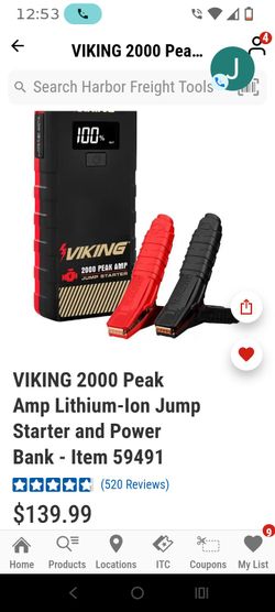 Viking 2000 car battery booster brand new