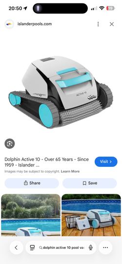 Dolphin pool vacuum