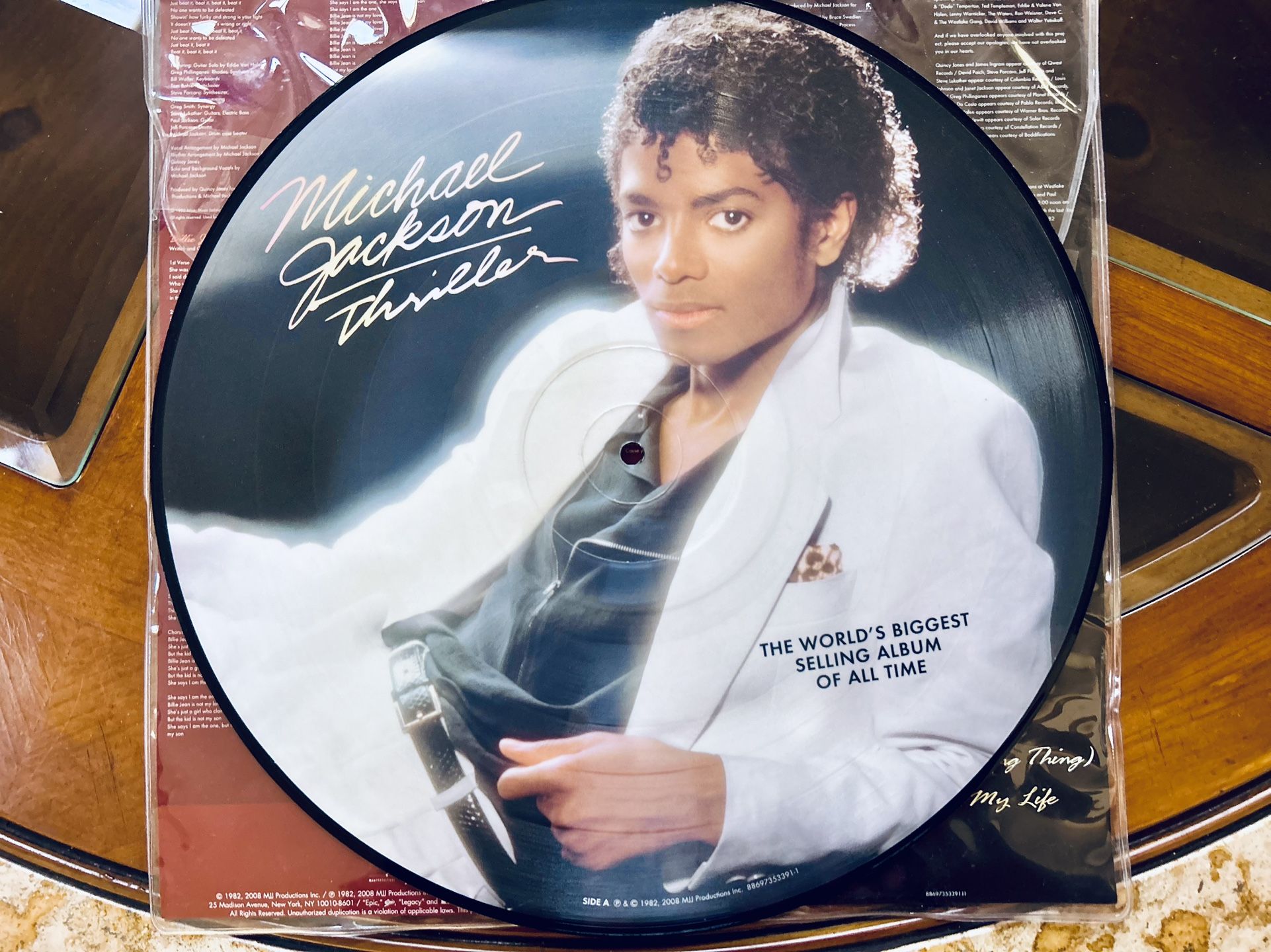 Michael Jackson Thriller Picture Record