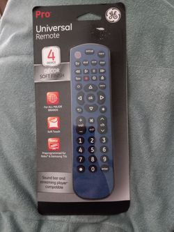 GE Pro 4 Device Universal Remote Control Streaming Player Compatible
