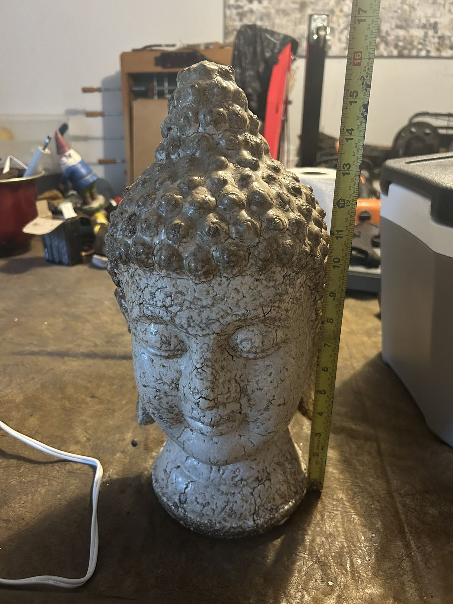 Vintage Buddha Stone Head