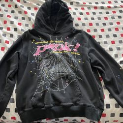 Pink Spider Hoodie