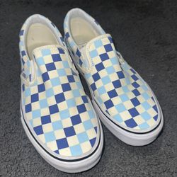 Women’s Checkerboard Slip On Vans 