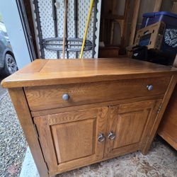 Mission Style Amish TV Stand - Wood