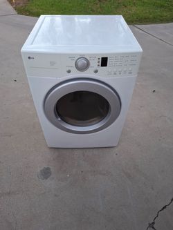 LG Front Load gas Dryer White