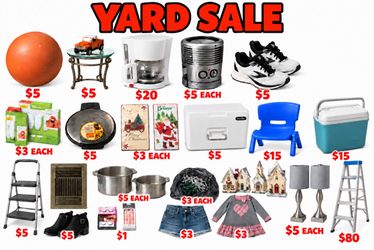 I have lots of items for sale