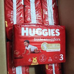 Huggies Little Snuggles Size 3 Diapers 156 Count 