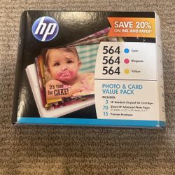 HP Color Ink cartridges 564 Cyan Magenta Yellow