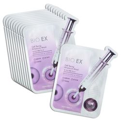 NEW TONYMOLY Bio EX Peptide Cell Toning & Brightening Ampoule Sheet Mask 30g x 10pcs Exp 08/2026