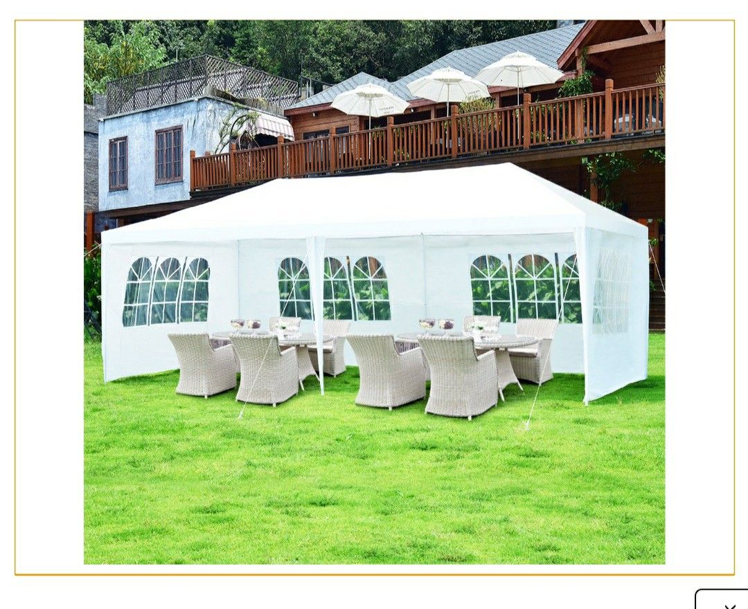 Costway 10x20 heavy duty canopy.