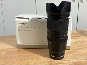 Tamron 50-400mm Lens for Nikon Z series