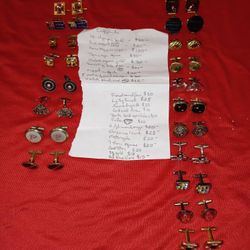 Assorted Cufflinks From FRIENDS ESTATE. $10-$100 / PAIR