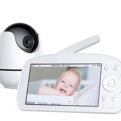 Video Baby Monitor Konnek Stein Baby Monitor with Camera and Audio 720P HD