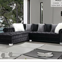 Beautiful sectional Amazing Color with single Chaise