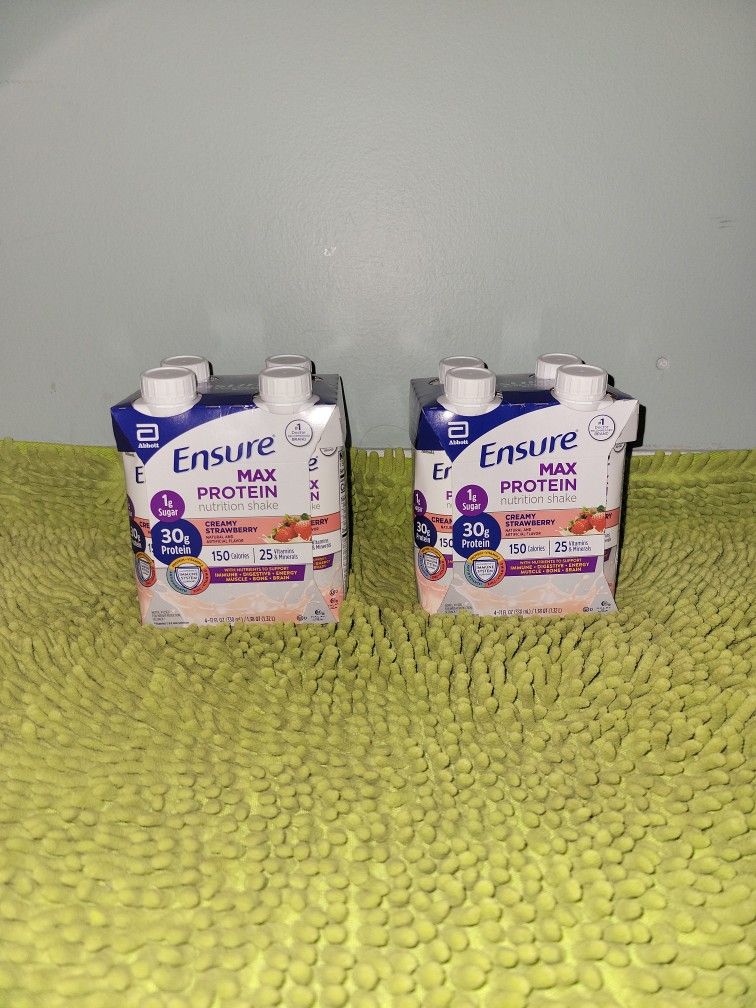 8 Ensure 11oz Creamy Strawberry