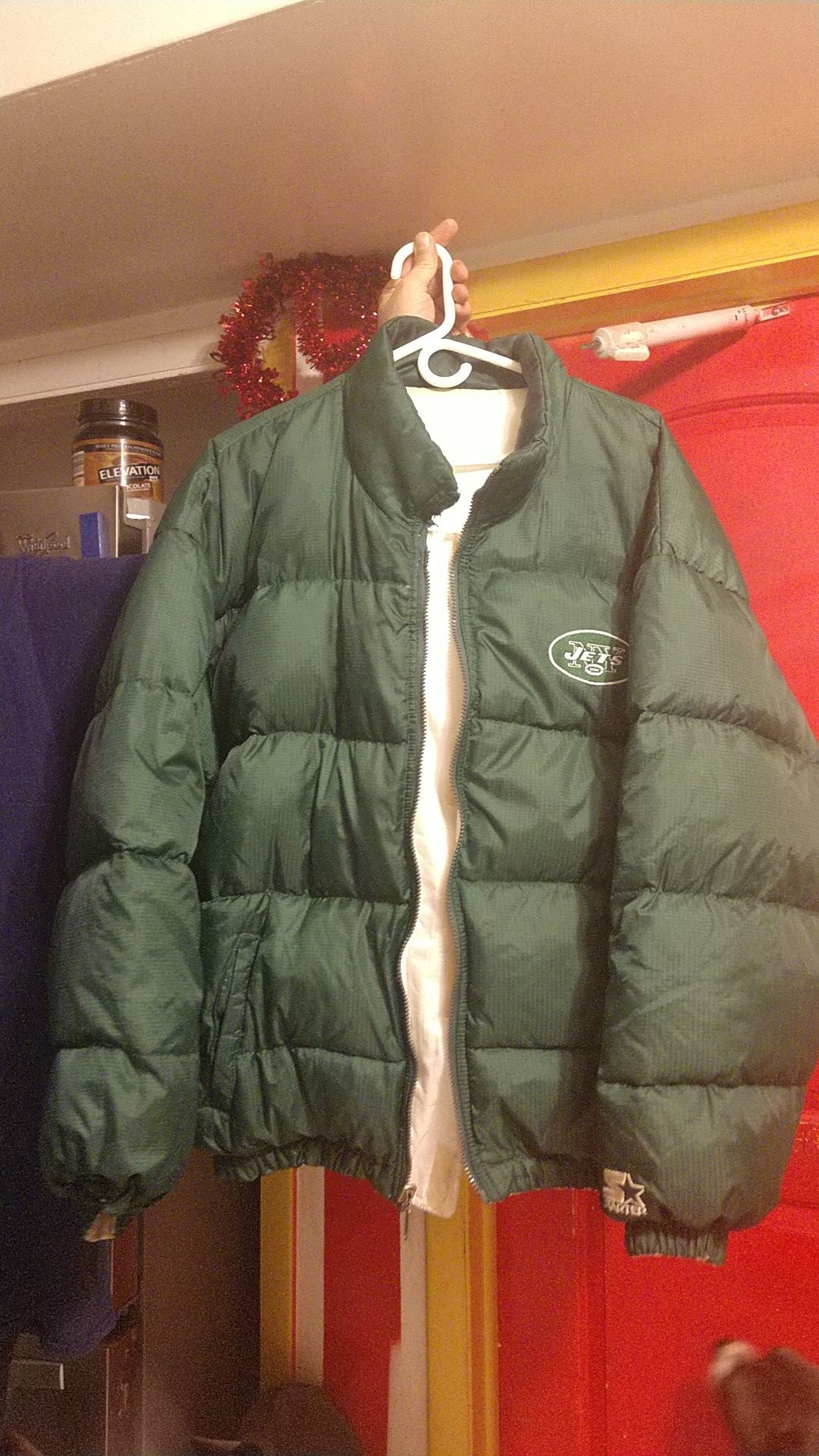 Old school jets jacket double sided