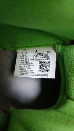 Green bean air Jordan kids