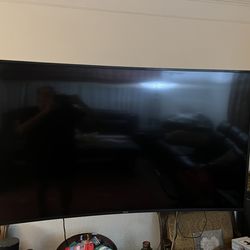 65 inch big screen curved Samsung TV
