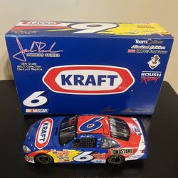Team Caliber 2002 KRAFT #6 Mark Martin NASCAR 1:24 Diecast Car