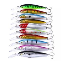 Fishing Lures Wobbler 10pack Lot 