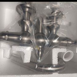 Elizabethan Classics EC 3v1sn Gooseneck Spout Tub Filler Faucet in