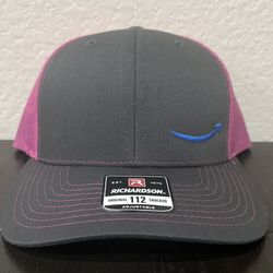 NEW Amazon Prime Embroidered Hat - Pink