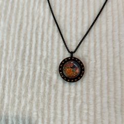 Origami Owl Halloween Themed Black Locket 
