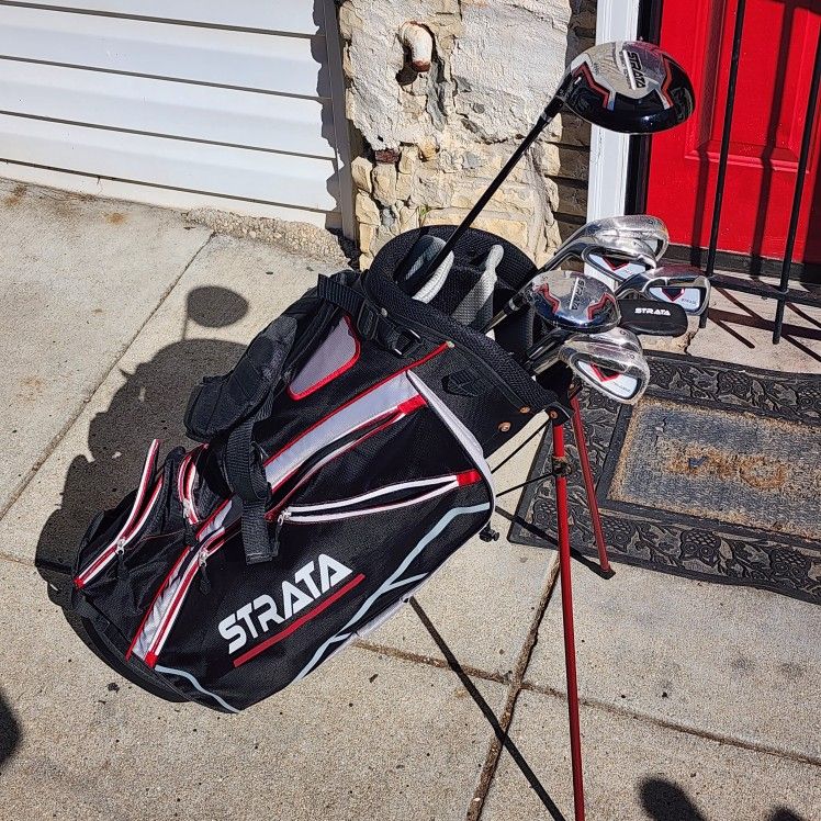STRATA GOLF BAG SET - Left HAND  - Please See All Pictures