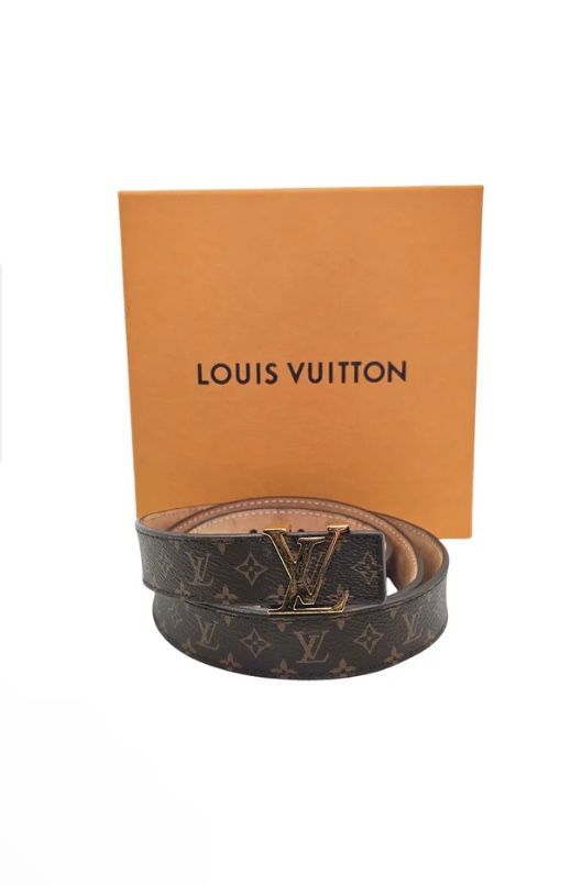 Louis Vuitton Monogram Leather Belt – Classic Designer Statement