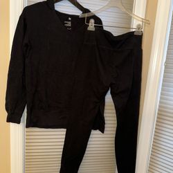 Hollister Skinny Yoga Pant & Black so Hoodie 