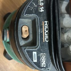 Rigid 6.0, Shop Vac With Two Hoses And Accessories