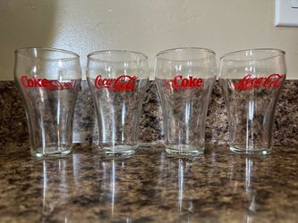 #94 Coca-Cola Coke Drinking Glasses Set of 4